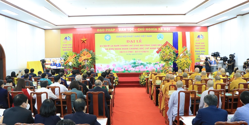 Giáo hội Phật giáo Việt Nam đón nhận Huân chương Độc lập hạng Nhất - Ảnh 3
