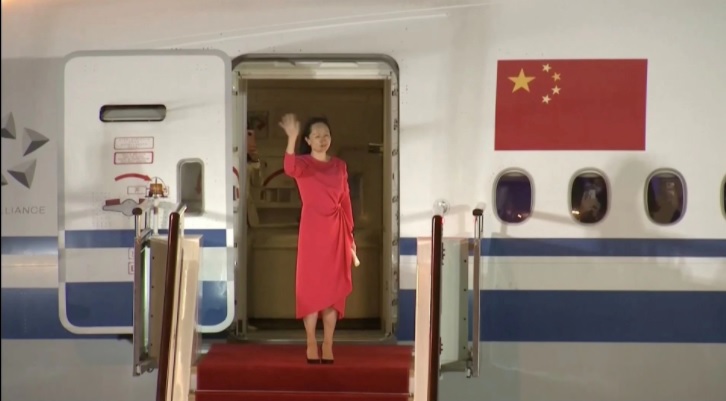 Trung Quốc đón giám đốc Mạnh Vãn Chu trở về, 2 công dân Canada được Bắc Kinh thả tự do - Ảnh 1