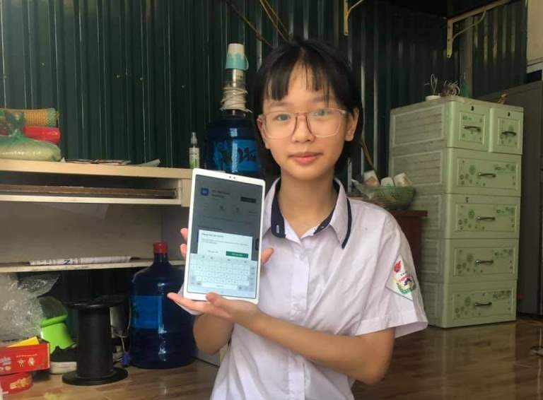 Quận Hoàng Mai: Không để học sinh vì khó khăn thiếu thiết bị học trực tuyến - Ảnh 3