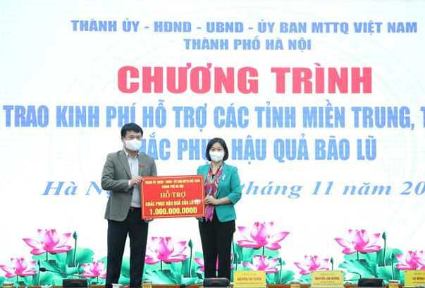 Hà Nội hỗ trợ 7 tỉnh miền Trung, Tây Bắc khắc phục hậu quả mưa lũ - Ảnh 2
