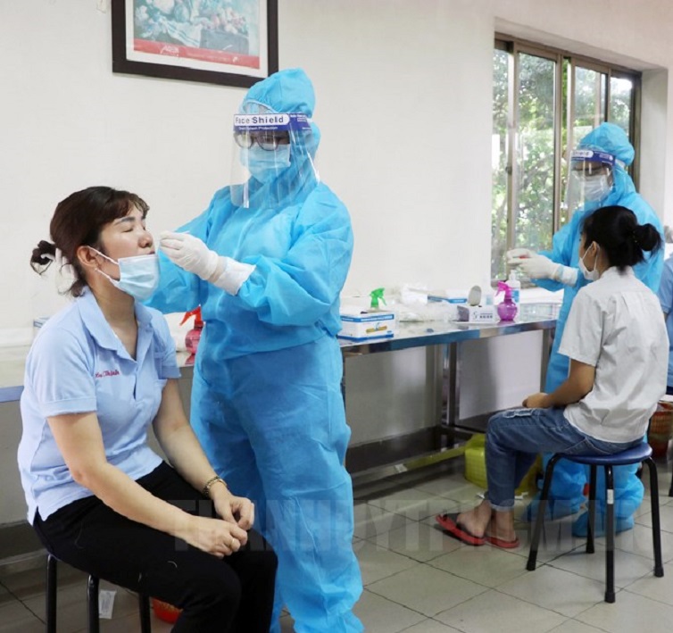 Huyện Thanh Trì: Phong tỏa Bệnh viện Đa khoa Nông nghiệp liên quan đến 3 ca F0 - Ảnh 1