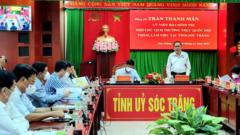 Phó Chủ tịch Thường trực Quốc hội Trần Thanh Mẫn làm việc tại Sóc Trăng, Bạc Liêu - Ảnh 1