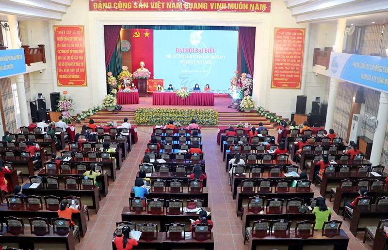 Sơn Tây tổ chức thành công Đại hội Đại biểu Phụ nữ lần thứ XXVI nhiệm kỳ 2021 – 2026 - Ảnh 1