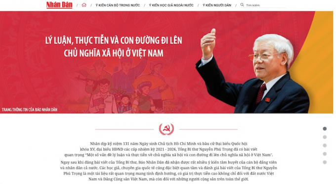 Ra mắt trang thông tin về bài viết của Tổng Bí thư Nguyễn Phú Trọng - Ảnh 1