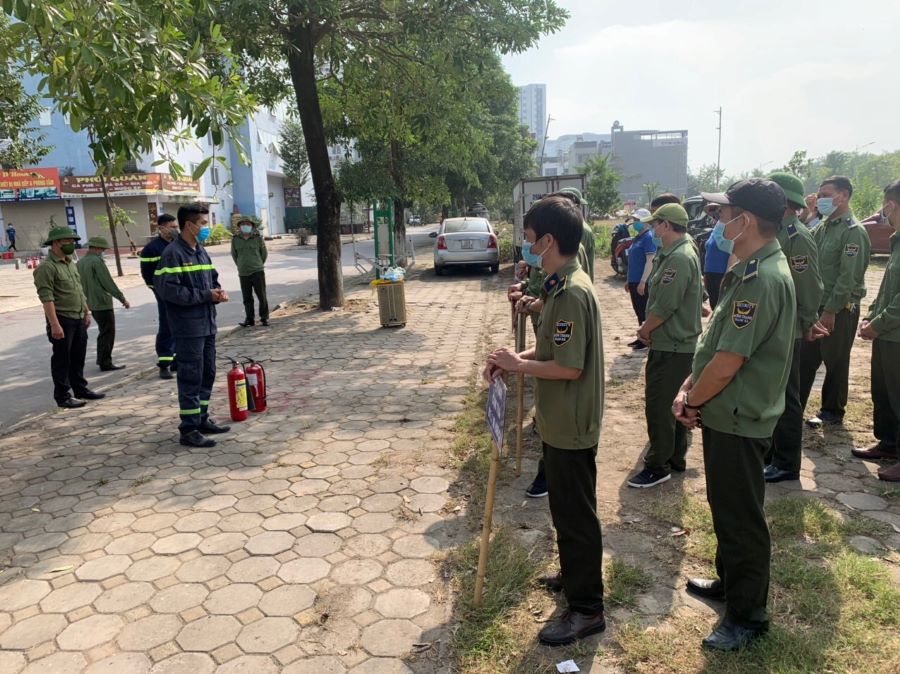 Cháy giả định tại Khu đô thị Thanh Hà, lực lượng chức năng ứng cứu kịp thời - Ảnh 6