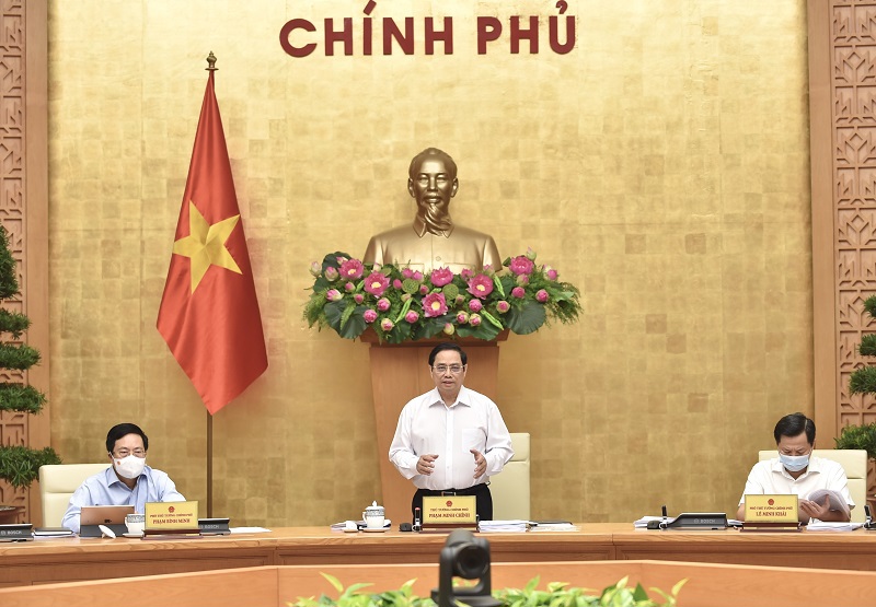 Thủ tướng Phạm Minh Chính: Quyết tâm phấn đấu kiểm soát dịch bệnh trong tháng 9 - Ảnh 1