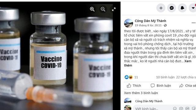 Bình Định: Điều tra vụ tiêm vaccine không đúng đối tượng cho người thân bí thư, chủ tịch xã - Ảnh 1