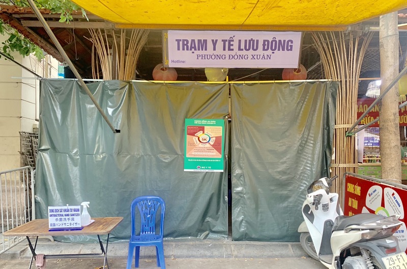 Hà Nội: Vận hành trạm y tế lưu động tại chợ Đồng Xuân - Ảnh 3