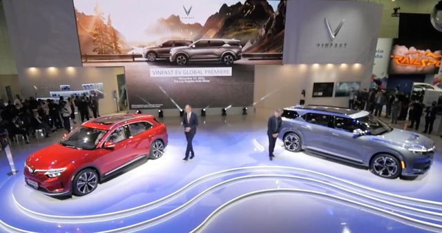 VinFast VF e35 và VF e36 ra mắt tại LA Auto Show 2021 - Ảnh 1