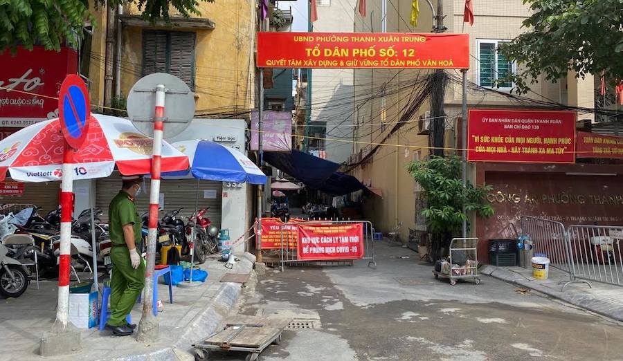 Quận Thanh Xuân: Phong tỏa ngõ 328-330 Nguyễn Trãi đến hết ngày 28/9 - Ảnh 1