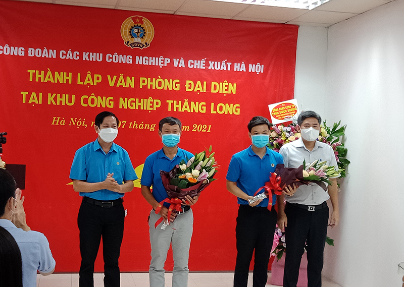 Ra mắt Văn phòng đại diện Công đoàn các KCN&CX tại khu công nghiệp Thăng Long, Quang Minh - Nội Bài - Ảnh 1
