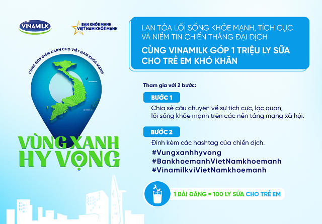 Cùng góp điểm xanh, cho Việt Nam khỏe mạnh - Hoạt động của Vinamilk để mang 1 triệu ly sữa cho trẻ em khó khăn - Ảnh 2