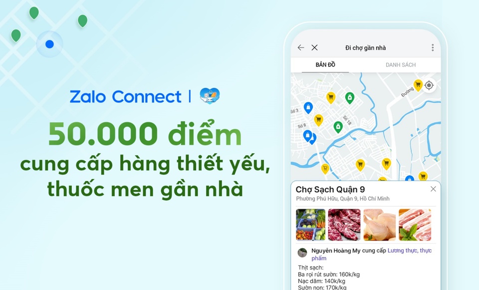 Có hơn 50.000 điểm cung cấp hàng thiết yếu trên Zalo Connect - Ảnh 1