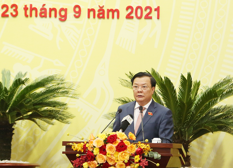 Bí thư Thành ủy Hà Nội Đinh Tiến Dũng: Phát huy tinh thần chủ động, sáng tạo, phấn đấu hoàn thành ở mức cao nhất các mục tiêu, chỉ tiêu của năm 2021 - Ảnh 1