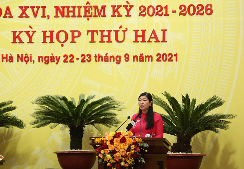 Khai mạc Kỳ họp thứ hai, HĐND Thành phố Hà Nội khoá XVI, nhiệm kỳ 2021 - 2026 - Ảnh 11