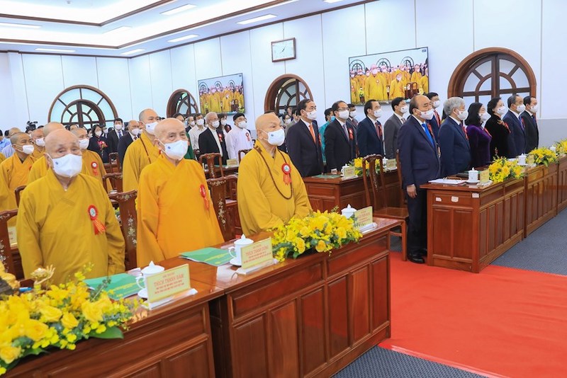 Giáo hội Phật giáo Việt Nam đón nhận Huân chương Độc lập hạng Nhất - Ảnh 1
