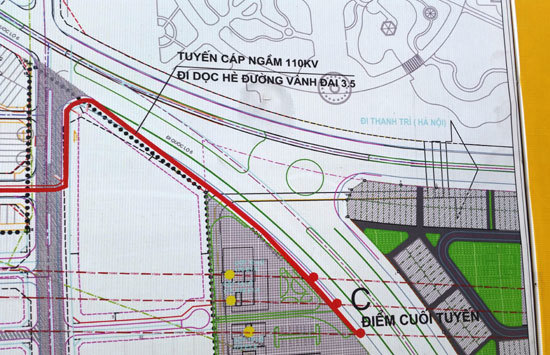Hạ ngầm điện cao thế ở khu đô thị Phú Lương tuân thủ quy hoạch - Ảnh 1