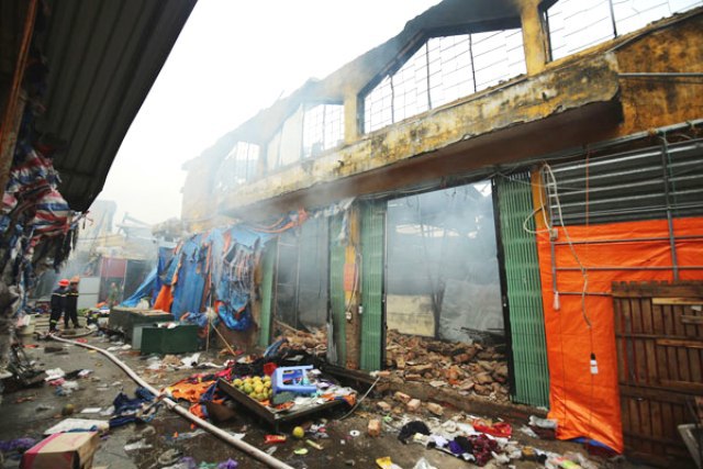 Hà Nội: 3 năm sau cháy chợ Trung tâm huyện Sóc Sơn, tiểu thương sắp được kinh doanh trong khu chợ mới - Ảnh 1