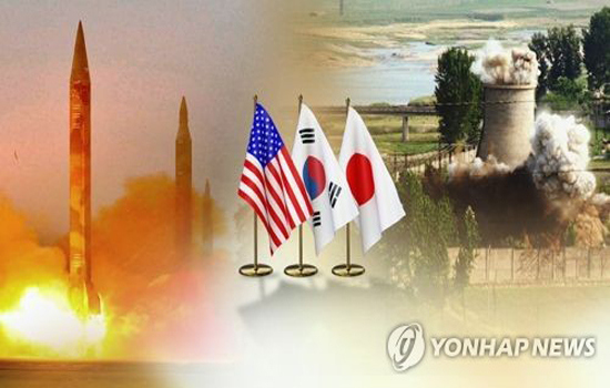 Hàn Quốc, Mỹ, Nhật cam kết "gây sức ép tối đa" đối với Triều Tiên - Ảnh 1