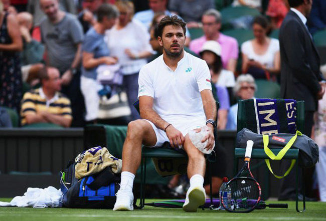 Wawrinka lần thứ 6 rời Wimbledon ngay từ vòng 1 - Ảnh 1