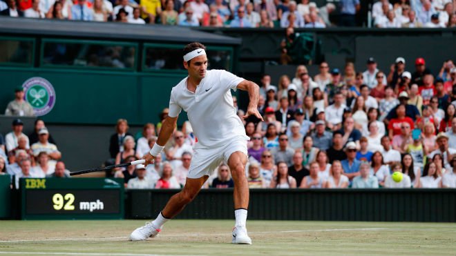 Tứ kết Wimbledon: Federer dễ dàng "hủy diệt" Milos Raonic - Ảnh 1