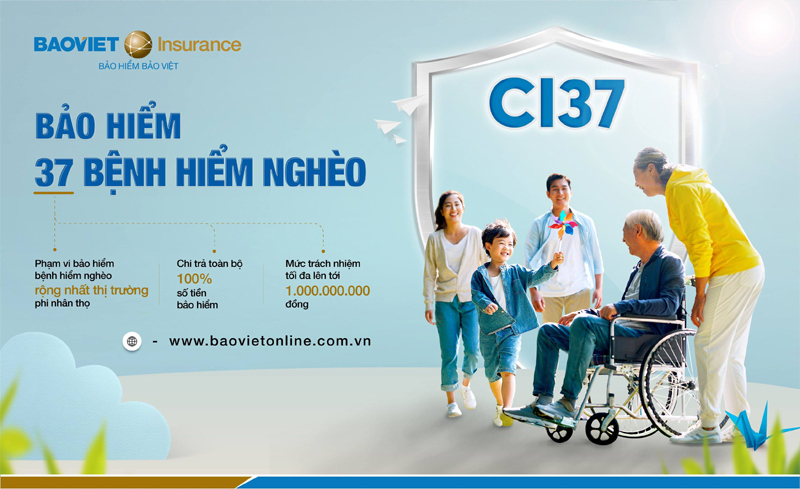 Bảo hiểm Bảo Việt triển khai Bảo hiểm 37 Bệnh hiểm nghèo(CI37): Chương trình đa dạng - Chi phí thấp - Quyền lợi lớn - Ảnh 1