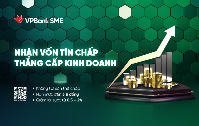 VPBank giảm tới 2% lãi suất, tăng hạn mức vay tín chấp lên 3 tỷ đồng hỗ trợ SME - Ảnh 1
