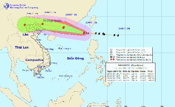 Tin bão trên biển đông - Cơn bão số 6 - Ảnh 1