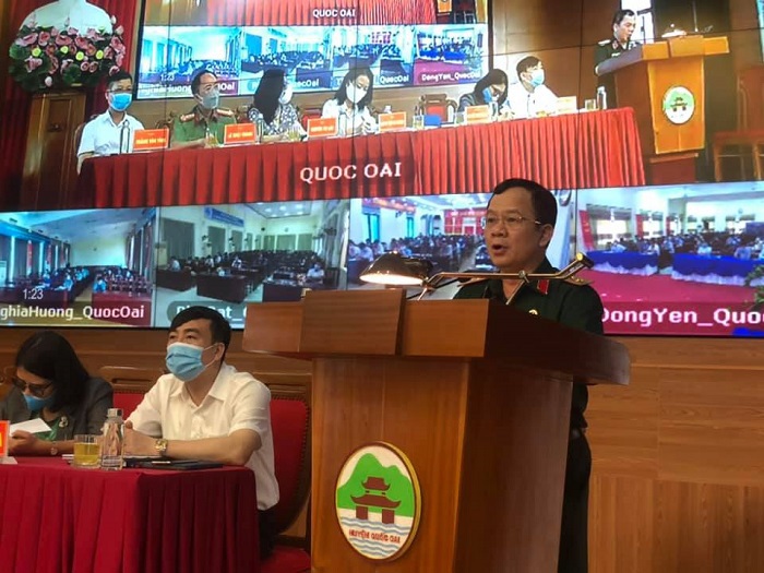 Ứng cử viên đại biểu Quốc hội tiếp xúc cử tri tại huyện Quốc Oai - Ảnh 3
