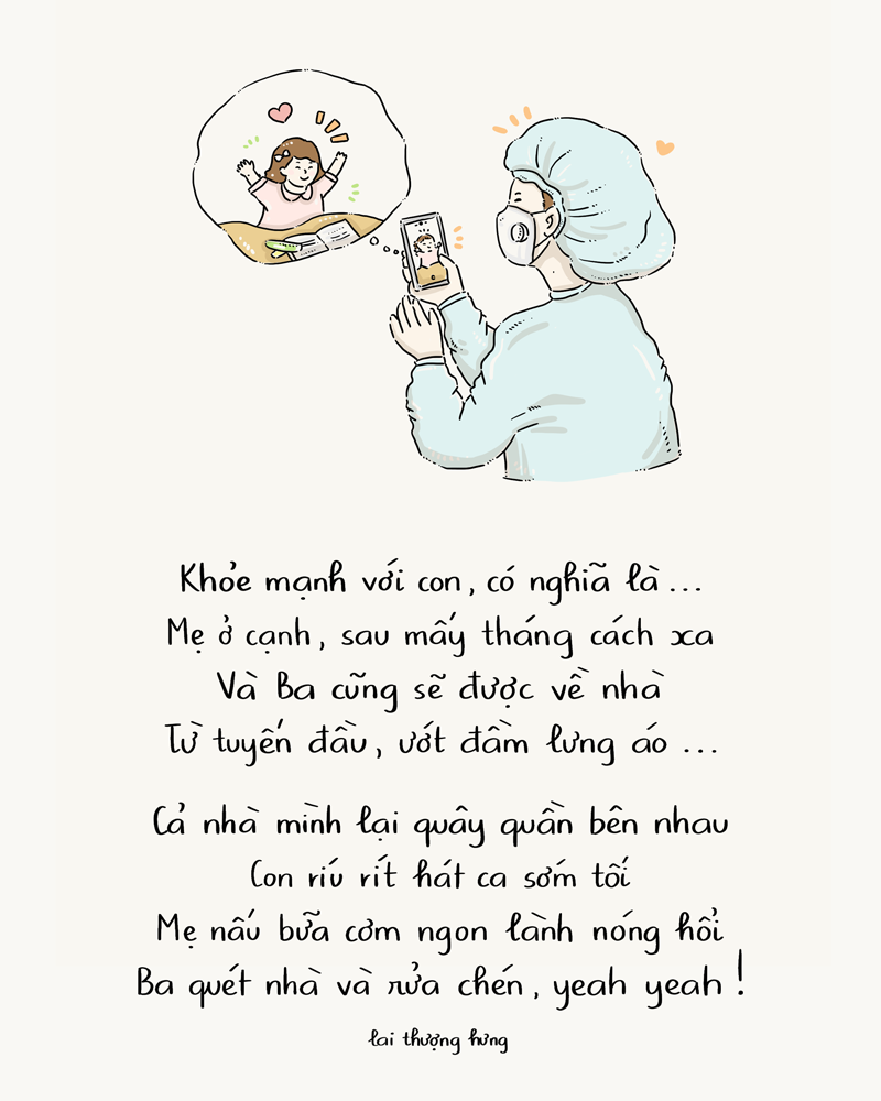 "Khỏe mạnh là gì?" và những câu trả lời đặc biệt của con trẻ trong mùa dịch - Ảnh 3