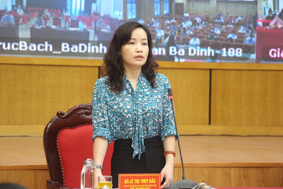Các ứng cử viên đại biểu HĐND TP Hà Nội khoá XVI tiếp xúc cử tri quận Ba Đình - Ảnh 3
