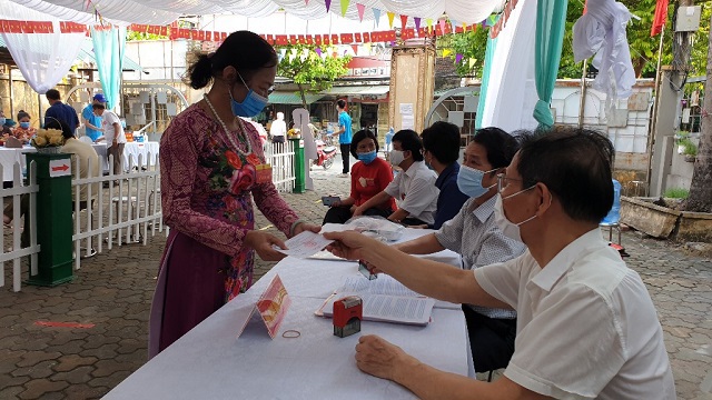 Hơn 5,4 triệu cử tri Thủ đô Hà Nội náo nức đi bầu cử đại biểu Quốc hội và HĐND các cấp nhiệm kỳ 2021 - 2026 - Ảnh 131