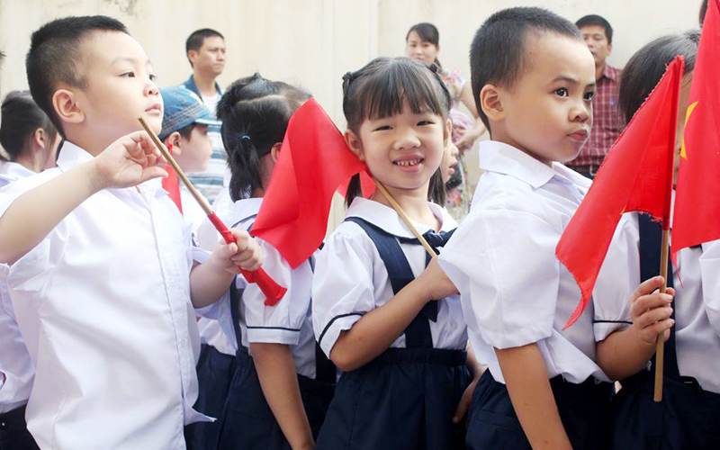 Hà Nội: Hơn 1,8 triệu học sinh náo nức dự lễ khai giảng năm học mới - Ảnh 4
