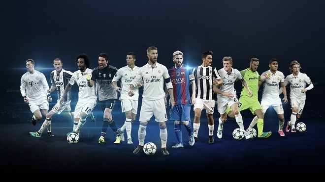 Danh sách Cầu thủ xuất sắc nhất Champions League mùa 2016/2017 - Ảnh 1