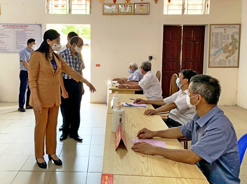 Gần 111.000 cử tri thị xã Sơn Tây đã tham gia bỏ phiếu - Ảnh 2
