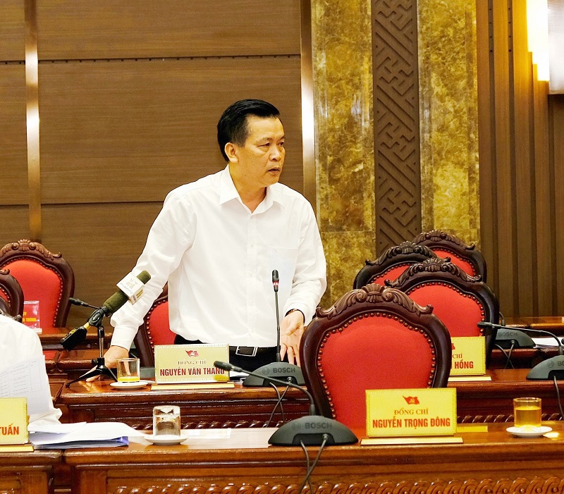 Hội nghị lần thứ 4 Ban Chấp hành Đảng bộ TP Hà Nội: Xem xét Nghị quyết chuyên đề về công tác cán bộ - Ảnh 5