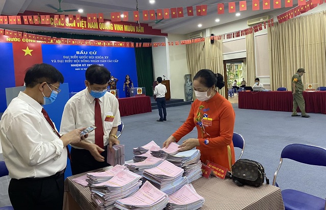 Hơn 5,4 triệu cử tri Thủ đô Hà Nội náo nức đi bầu cử đại biểu Quốc hội và HĐND các cấp nhiệm kỳ 2021 - 2026 - Ảnh 124