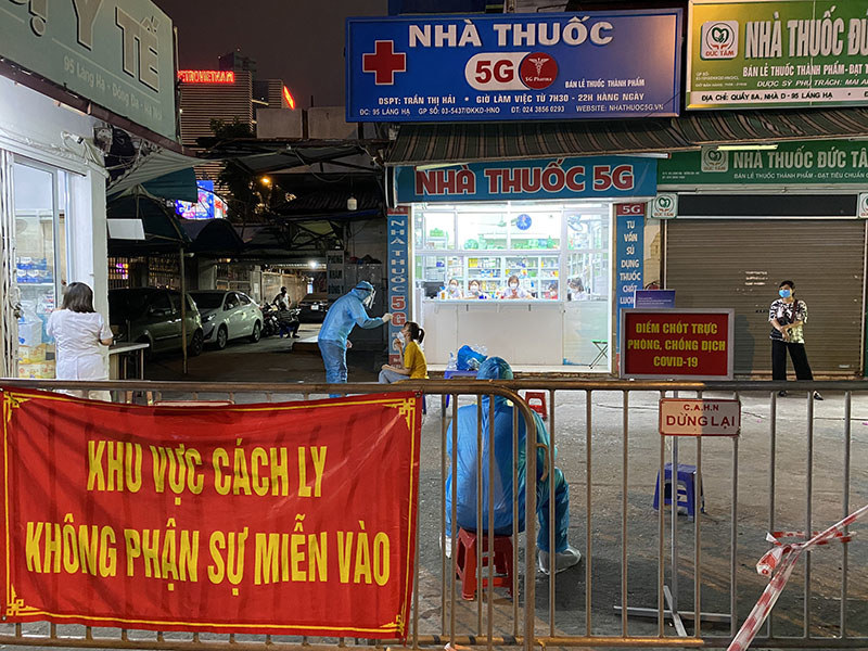 Trưa 20/7, Hà Nội thêm 21 ca nhiễm mới, 9 ca thuộc chùm Nhà thuốc Đức Tâm, 95 Láng Hạ - Ảnh 1