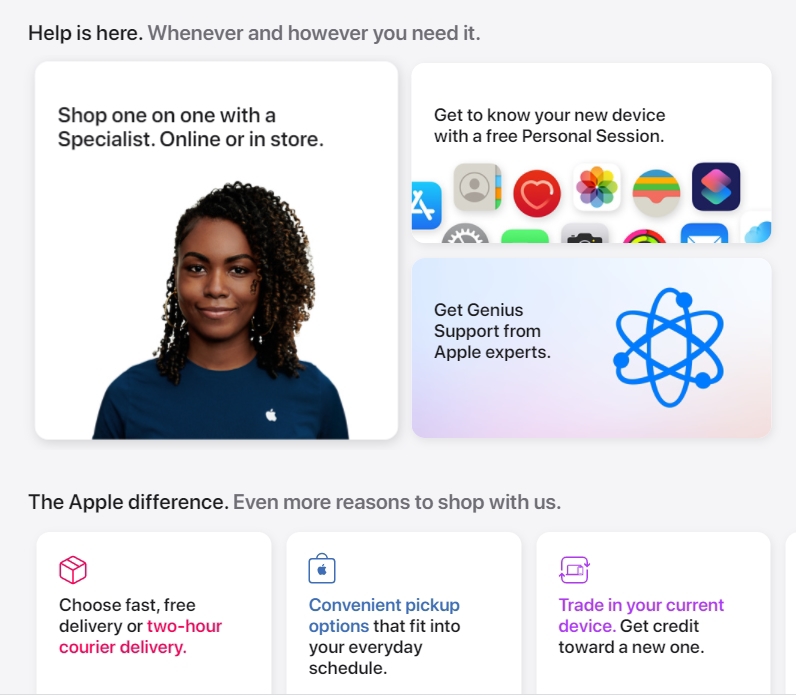Apple đưa ra bản thiết kế mới cửa hàng trực tuyến Apple Store - Ảnh 2