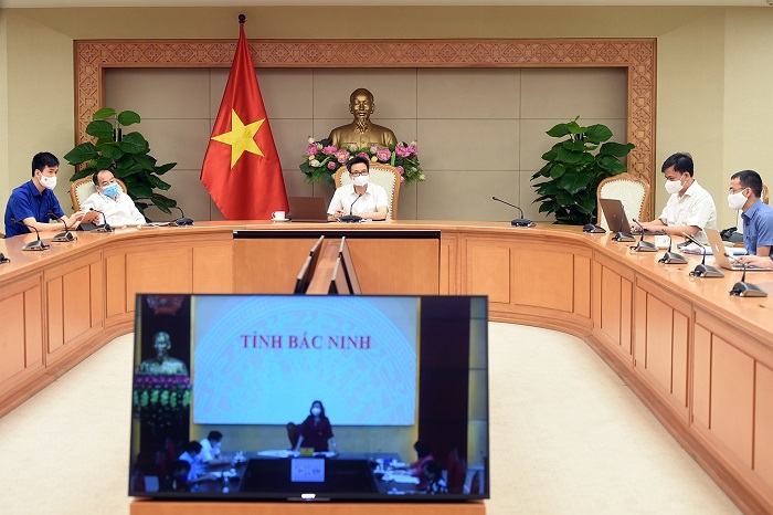 Phó Thủ tướng Vũ Đức Đam: Bắc Ninh, Bắc Giang cần đẩy nhanh thí điểm cách ly các trường F1 tại chỗ ở - Ảnh 2