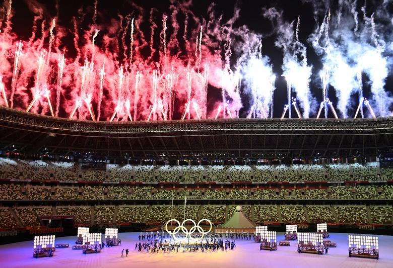 Những hình ảnh ấn tượng tại lễ khai mạc Olympic Tokyo 2020 “có một không hai” - Ảnh 10