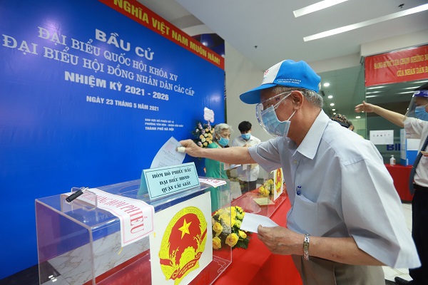 Hơn 5,4 triệu cử tri Thủ đô Hà Nội náo nức đi bầu cử đại biểu Quốc hội và HĐND các cấp nhiệm kỳ 2021 - 2026 - Ảnh 90