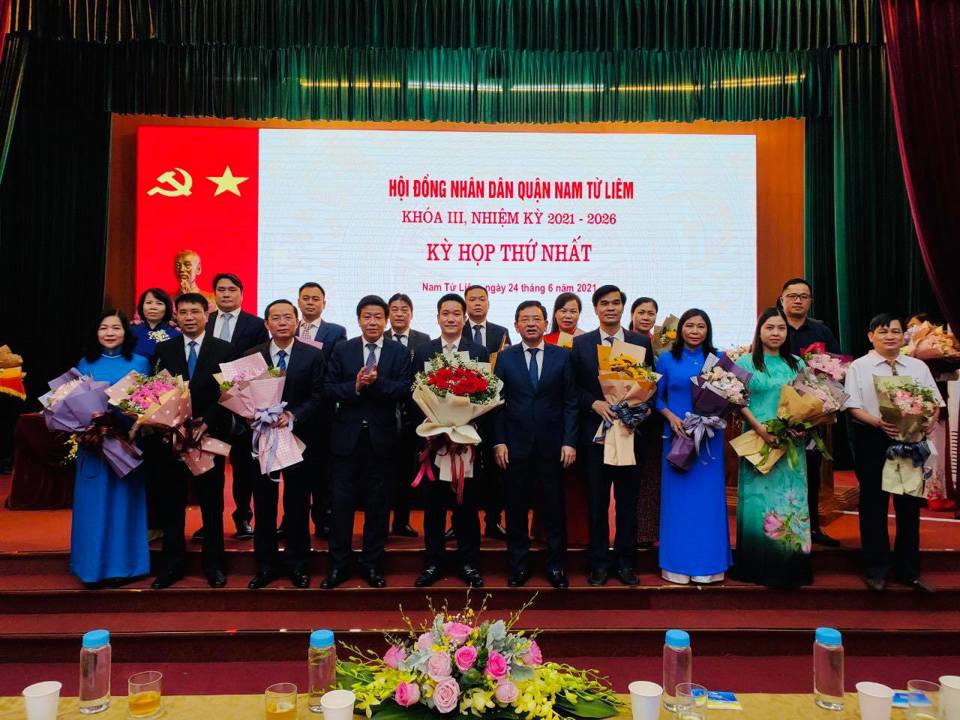 Ông Nguyễn Huy Cường được bầu làm Chủ tịch UBND quận Nam Từ Liêm - Ảnh 1
