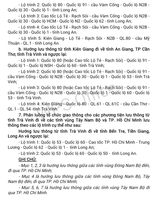 Chi tiết luồng xanh quốc gia, các chốt kiểm soát cho xe lưu thông qua vùng dịch Covid-19 - Ảnh 5