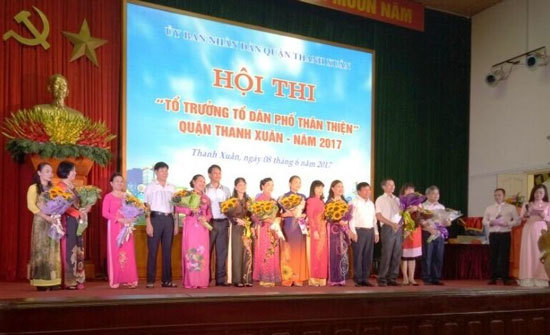 Quận Thanh Xuân tổ chức hội thi “Tổ trưởng dân phố thân thiện” - Ảnh 1