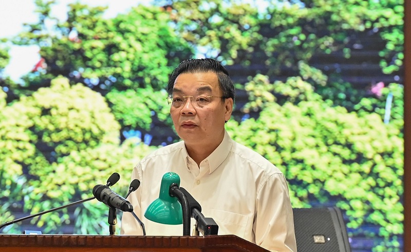 Thủ tướng Phạm Minh Chính làm việc với TP Hà Nội về công tác phòng chống dịch Covid-19 và tình hình phát triển kinh tế xã hội - Ảnh 3