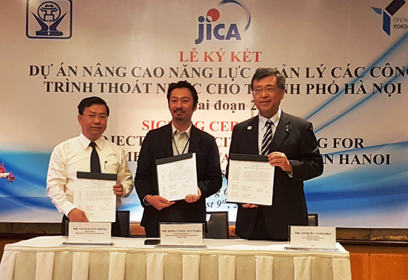 Nhật Bản giúp Hà Nội giảm thiểu thiệt hại do úng ngập - Ảnh 1