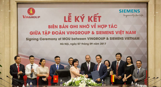 Vingroup và Siemens ký Hợp tác về công nghệ - Ảnh 1
