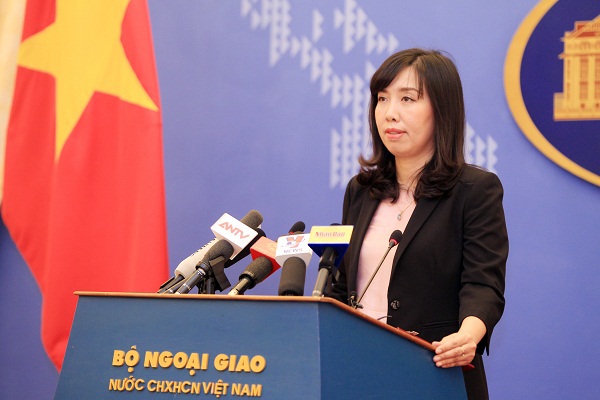 Việt Nam lên tiếng vụ Trung Quốc tập trận ngoài Vịnh Bắc Bộ - Ảnh 1