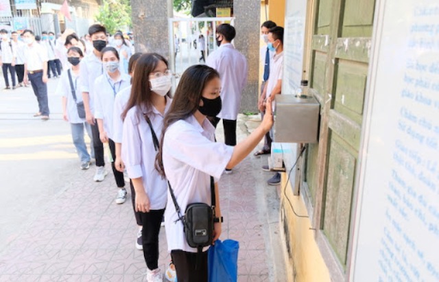 Huyện Mê Linh: Bảo đảm an toàn phòng dịch Covid-19 cho kỳ thi tuyển sinh lớp 10 - Ảnh 1